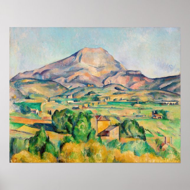 Paul Cezanne - Mont Sainte-Victoire Poster (Vorne)