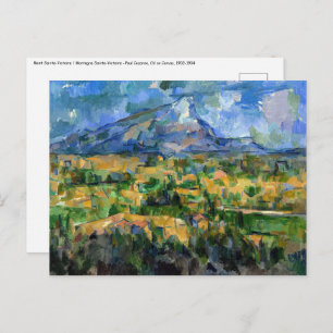 Paul Cezanne - Mont Sainte-Victoire Postkarte
