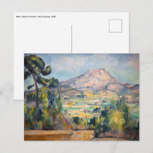Paul Cezanne - Mont Sainte-Victoire Postkarte