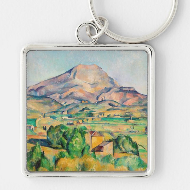 Paul Cezanne - Mont Sainte-Victoire Schlüsselanhänger (Vorne)
