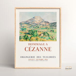 Paul Cézanne Mont Sainte-Victoire Serene Landschaf Poster