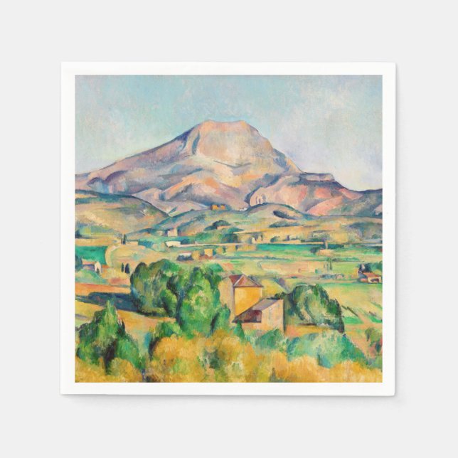 Paul Cezanne - Mont Sainte-Victoire Serviette (Vorderseite)