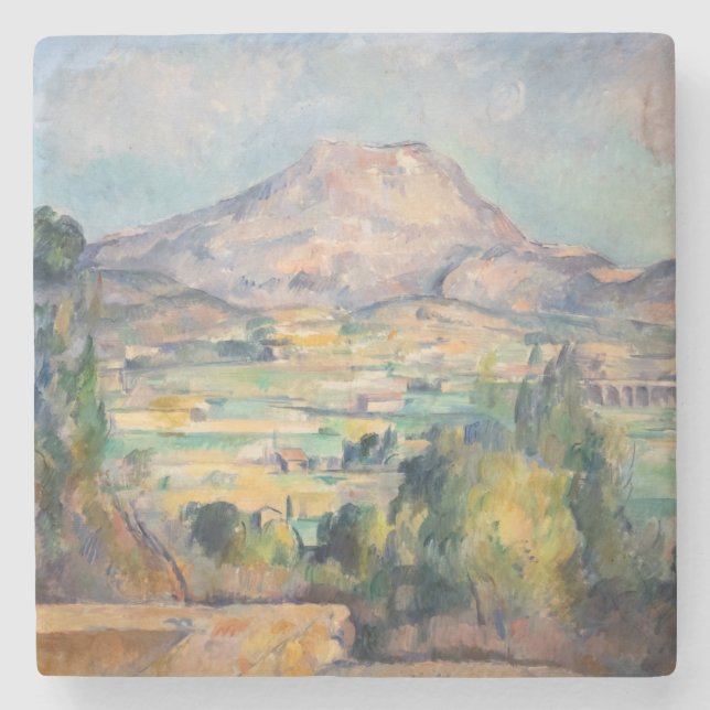Paul Cezanne - Mont Sainte-Victoire Steinuntersetzer (Vorderseite)