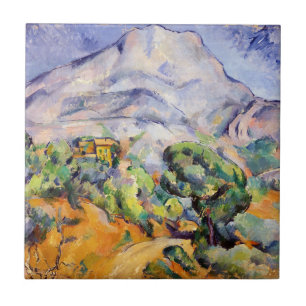 Paul Cezanne - Mont Sainte-Victoire, Straße nach T Fliese