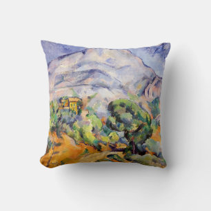 Paul Cezanne - Mont Sainte-Victoire, Straße nach T Kissen