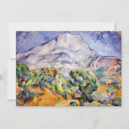 Paul Cezanne - Mont Sainte-Victoire, Tholonet Road Einladung