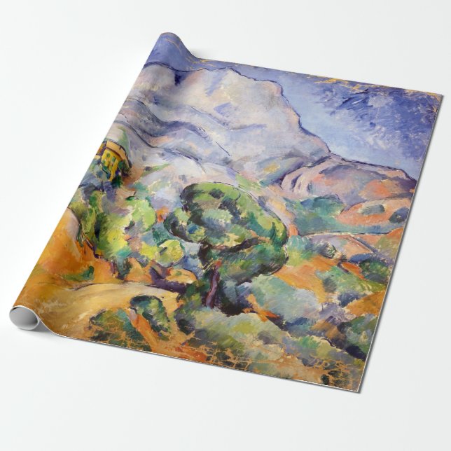 Paul Cezanne - Mont Sainte-Victoire, Tholonet Road Geschenkpapier (Ungerollt)