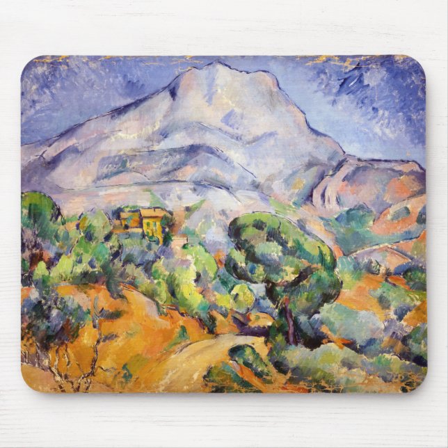 Paul Cezanne - Mont Sainte-Victoire, Tholonet Road Mousepad (Vorne)