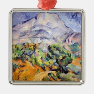 Paul Cezanne - Mont Sainte-Victoire, Tholonet Road Ornament Aus Metall
