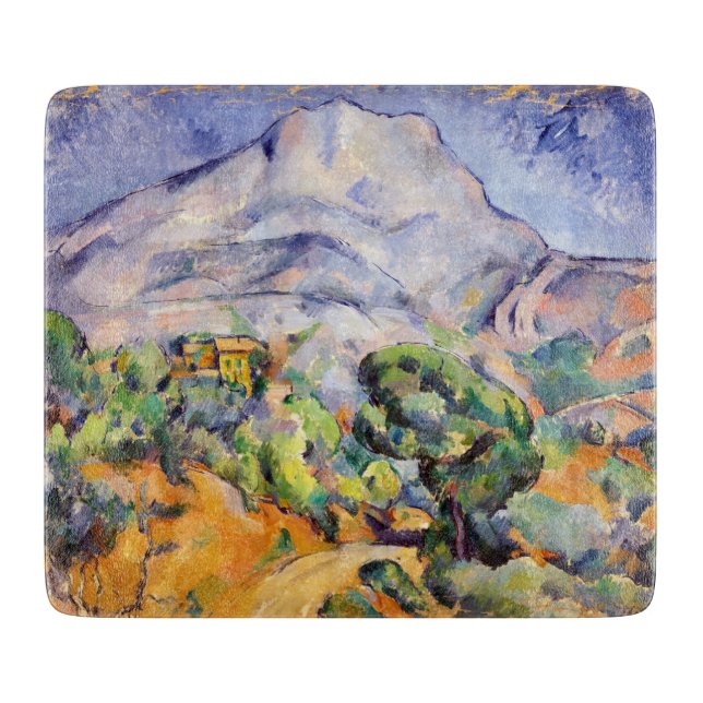 Paul Cezanne - Mont Sainte-Victoire, Tholonet Road Schneidebrett (Vorderseite)
