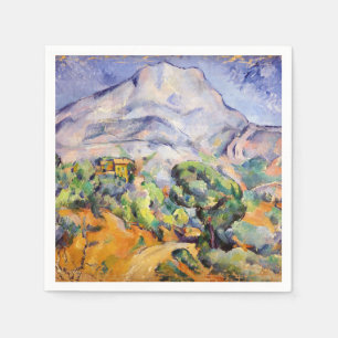 Paul Cezanne - Mont Sainte-Victoire, Tholonet Road Serviette