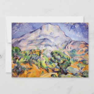 Paul Cezanne - Mont Sainte-Victoire, Tholonet-Stra Dankeskarte