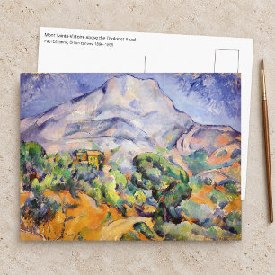 Paul Cezanne - Mont Sainte-Victoire, Tholonet-Stra Postkarte