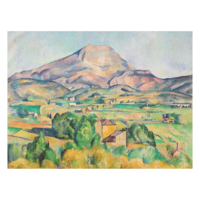 Paul Cezanne - Mont Sainte-Victoire Tischdecke (Vorderseite (Horizontal))