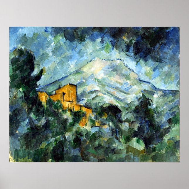 Paul Cezanne Mont Sainte-Victoire und Château Noir Poster (Vorne)