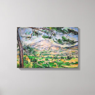 Paul Cezanne - Mont Sainte-Victoire und große Kief Leinwanddruck