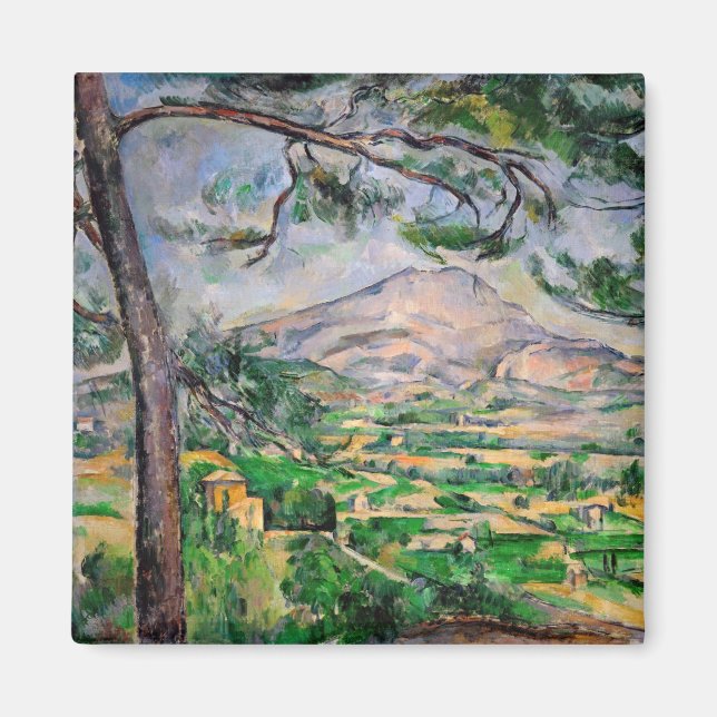 Paul Cezanne - Mont Sainte-Victoire und große Kief Magnet (Vorne)