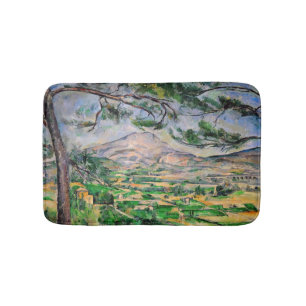 Paul Cezanne - Mont Sainte-Victoire und große Pini Badematte