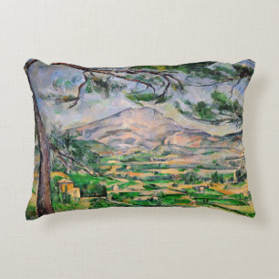 Paul Cezanne - Mont Sainte-Victoire und große Pini Dekokissen