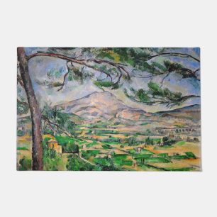 Paul Cezanne - Mont Sainte-Victoire und große Pini Fußmatte