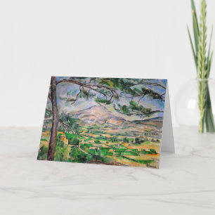 Paul Cezanne - Mont Sainte-Victoire und große Pini Karte