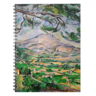 Paul Cezanne - Mont Sainte-Victoire und große Pini Notizblock