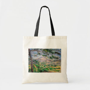 Paul Cezanne - Mont Sainte-Victoire und große Pini Tragetasche