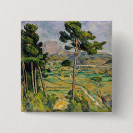 Paul Cezanne - Mont Sainte-Victoire und Viadukt Button