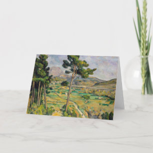 Paul Cezanne - Mont Sainte-Victoire und Viadukt Karte
