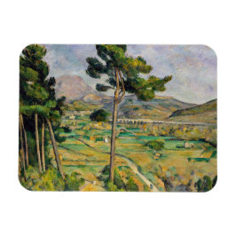 Paul Cezanne - Mont Sainte-Victoire und Viadukt Magnet