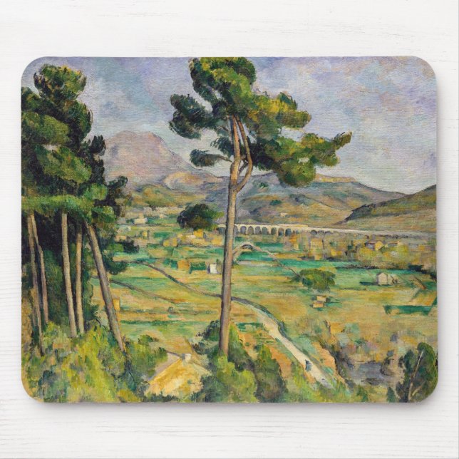 Paul Cezanne - Mont Sainte-Victoire und Viadukt Mousepad (Vorne)