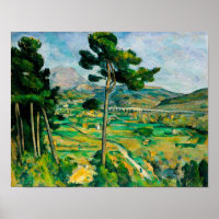 Paul Cezanne. Mont Sainte-Victoire und Viadukt