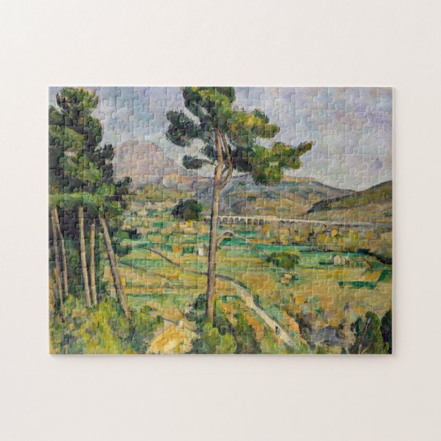 Paul Cezanne - Mont Sainte-Victoire und Viadukt Puzzle (Horizontal)