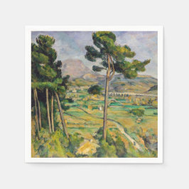 Paul Cezanne - Mont Sainte-Victoire und Viadukt Serviette