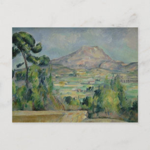 Paul Cezanne   Montagne Sainte-Victoire, c.1887-90 Postkarte