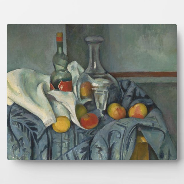 Paul Cezanne | Peppermint Flasche, 1893-95 (Öl) Fotoplatte (Vorderseite)
