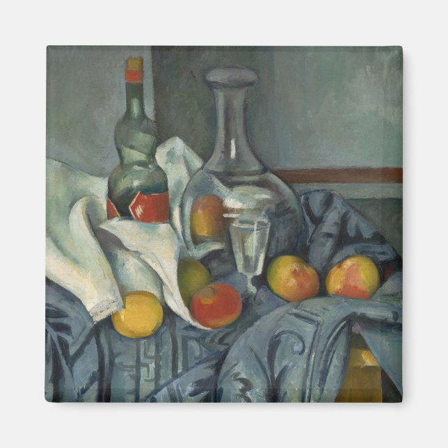 Paul Cezanne | Peppermint Flasche, 1893-95 (Öl) Magnet (Vorne)