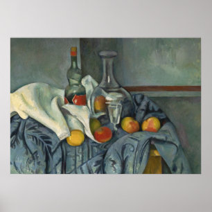 Paul Cezanne Peppermint Flasche, 1893-95 (Öl) Poster