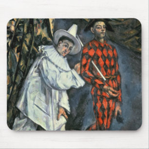 Paul Cezanne Pierrot und Harlekin, 1888 Mousepad
