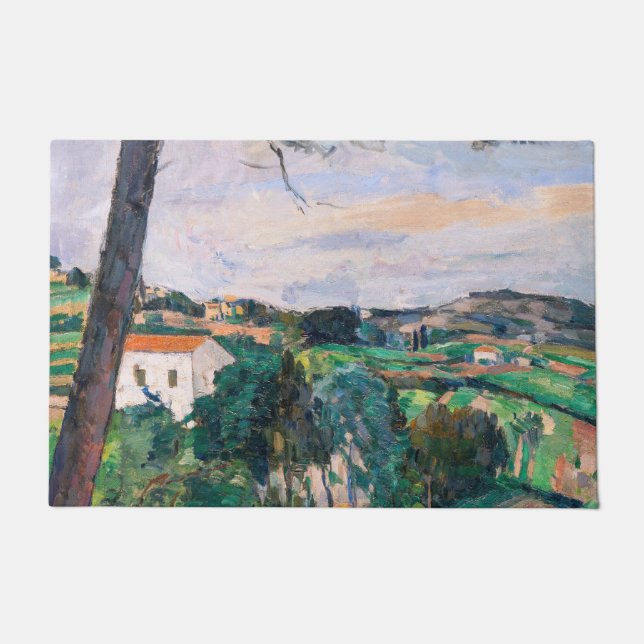 Paul Cezanne - Pine tree in Estaque Fußmatte (Vorderseite)
