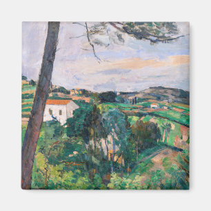 Paul Cezanne - Pine tree in Estaque Magnet