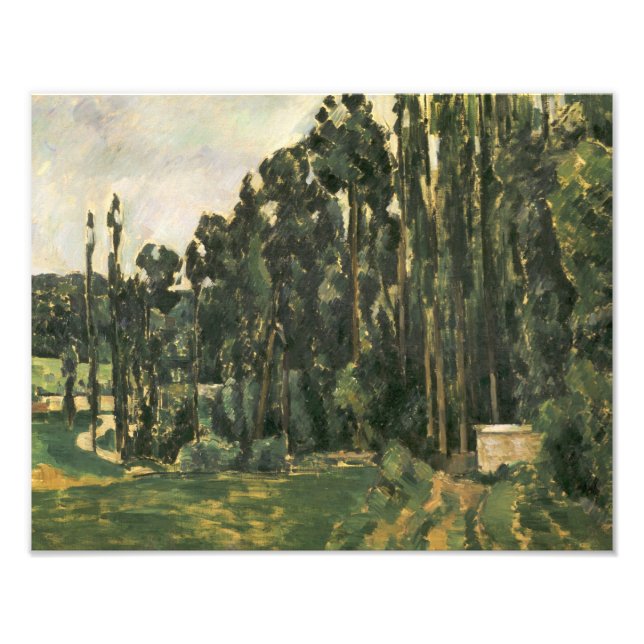 Paul Cezanne - Poplars Fotodruck (Vorne)