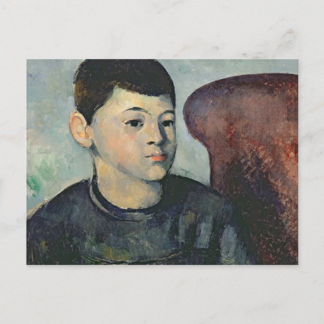 Paul Cezanne | Portrait des Sohn des Künstlers, 18 Postkarte (Vorderseite)