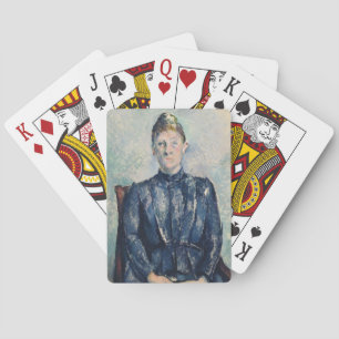Paul Cezanne Portrait of Madame Cezanne, c.1890 Spielkarten