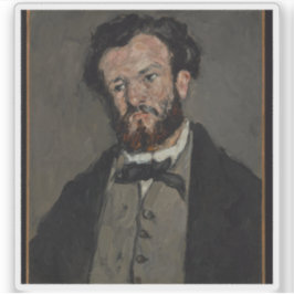 Paul Cézanne - Portrait von Anthony Valabrègue Aufkleber