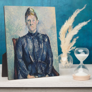 Paul Cezanne Portrait von Madame Cezanne, c.1890 Fotoplatte