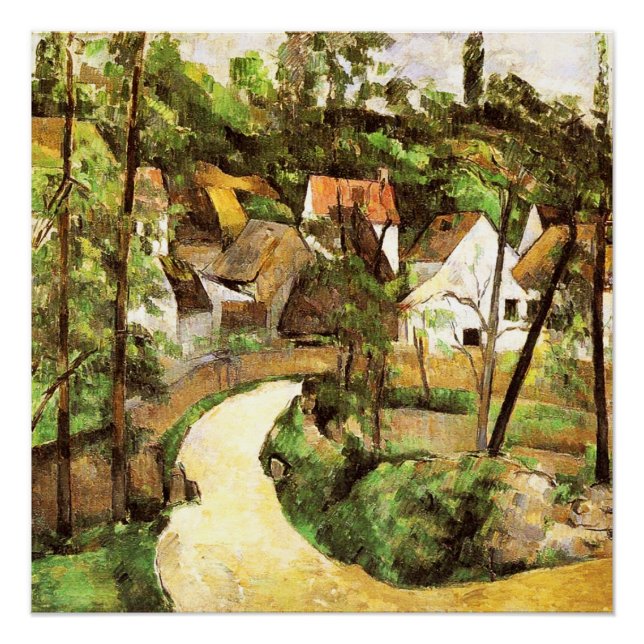 Paul Cezanne Poster, eine Kurve Poster (Vorderseite)