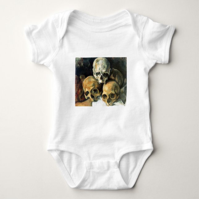 Paul Cézanne - Pyramide der Schädel Baby Strampler (Vorderseite)