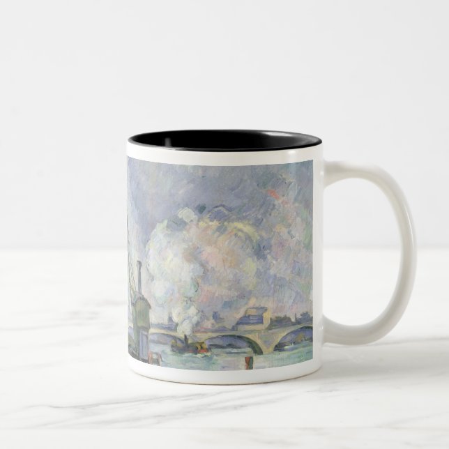 Paul Cezanne | Quai de Bercy, Paris, 1873-75 Zweifarbige Tasse (Rechts)
