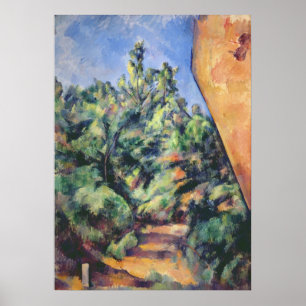 Paul Cezanne Roter Gestein, c.1895 (Öl auf Leinw Poster